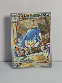 Quaxwell 207/193 Paldea Evolved Illustration Rare Pokemon TCG - Image 1