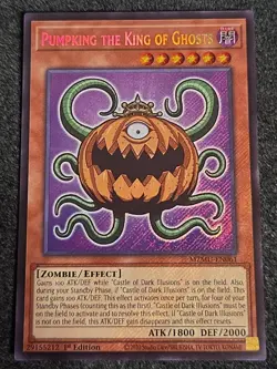 x1 Pumpking the King of Ghosts - MZMU-EN061 - Secret Rare - 1st Edition Yu-Gi-Oh - Image 1