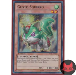 Yugioh Gusto Squirro HA06-EN011 Super Rare 1st Edition NM - Image 1