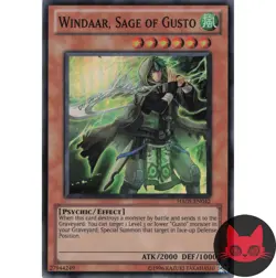Yugioh Windaar, Sage of Gusto HA05-EN042 Super Rare NM - Image 1