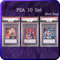 PSA 10 SET Yu-Gi-Oh! 25th Token Yami Yugi Slifer Marik RA Kaiba Obelisk - Image 1