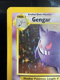 1999 Gengar Holo Rare Pokemon Card 5/62 WOTC Fossil Vintage LP - Image 2