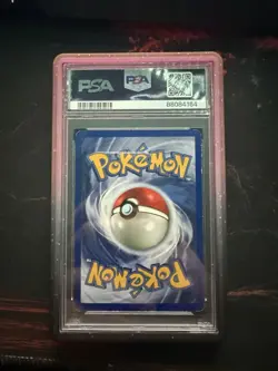 PSA 5 Gengar Holo 5/62 Pokemon Fossil Vintage 1999 GUARD INCLUDED - Image 2
