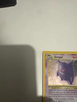 Pokemon Gengar TCG Fossil Holo Card 5/62 Unlimited Holo Rare (1999) Vintage - Image 2