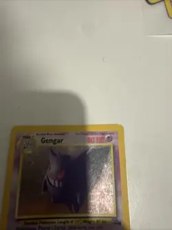 Pokemon Gengar TCG Fossil Holo Card 5/62 Unlimited Holo Rare (1999) Vintage - Image 3