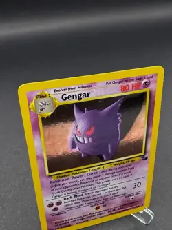 Pokemon Gengar Holo Fossil 5/62 WOTC Vintage – NM - Image 2