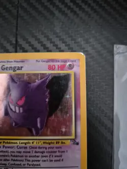Pokemon Gengar Holo TCG Card 5/62 Fossil Rare Vintage Collectible - Image 4