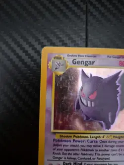 Pokemon Gengar Holo TCG Card 5/62 Fossil Rare Vintage Collectible - Image 5