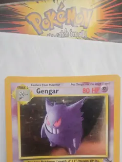 Pokemon Gengar TCG Fossil Holo Card 5/62 Unlimited Holo Rare (1999) Vintage - Image 2