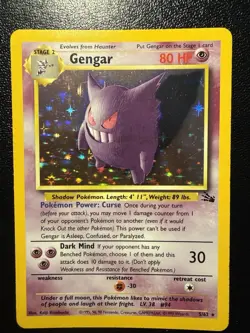 Pokemon Gengar Holo 5/62 Fossil Set 1999 – Vintage WOTC – LP - Image 1