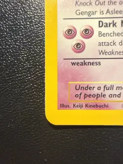 Pokemon Gengar Holo 5/62 Fossil Set 1999 – Vintage WOTC – LP - Image 5