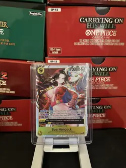 Boa Hancock SR OP14-112 The Azure Sea's Seven English One Piece TCG Super Rare - Image 1