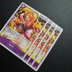 4x Nami OP09-070 Emperors In The New World - One Piece TCG English Playset NM - Image 2