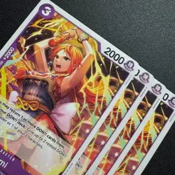 4x Nami OP09-070 Emperors In The New World - One Piece TCG English Playset NM - Image 3