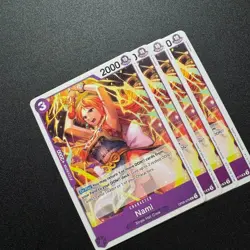 4x Nami OP09-070 Emperors In The New World - One Piece TCG English Playset NM - Image 4