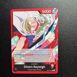 Silvers Rayleigh OP12-001 Legacy of the Master One Piece TCG English Near Mint - Image 1