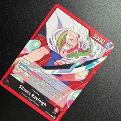 Silvers Rayleigh OP12-001 Legacy of the Master One Piece TCG English Near Mint - Image 2