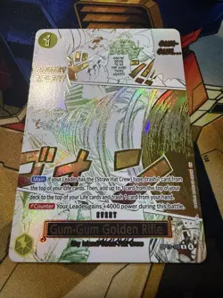 Gum-Gum Golden Rifle (Alternate Art) OP15-116 Adventure on Kami's Island OP TCG - Image 1