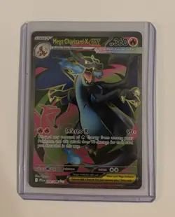 Pokemon TCG Phantasmal Flames Mega Charizard X EX 109/094 Full Art Near Mint - Image 2