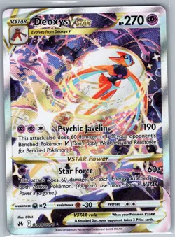 Deoxys VSTAR GG46/GG70 Crown Zenith: Galarian Gallery - Pokemon Card - NM - Image 1