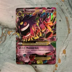 Pokemon M Gengar EX Ultra Rare 35/119 XY Phantom Forces Mega Holo Card English - Image 1