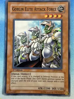 Goblin Elite Attack Force CRV-EN020 1st Edition Super Rare Yugioh Card - Image 1