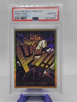 Rob Lucci Gold Don!! Card Psa 10 Prb01 - Image 1