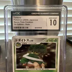 NM Torterra DPBP#450 1st Edition DP1 Space Time Creation Japanese Pokemon Card - Image 2