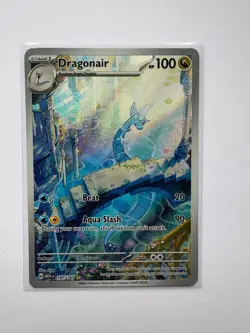 Dragonair 181/165 Pokemon TCG 151 Card Illustration Rare Scarlet and Violet - Image 1