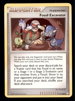 Pokemon Card Fossil Excavator Majestic Eawn 111/123 EXCELLENT Non-Holo Uncommon! - Image 1