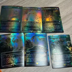 MTG Lord of the Rings Card and Art Series Foil Lot Commander etc. 36 Cards Lot - Image 5