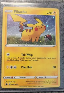 Pikachu SWSH039 SWSH: Sword & Shield Promo Cards Holo - Image 1