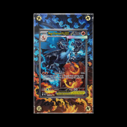 Mega Charizard X ex 125/094 Me02: Phantasmal Flames Extended Art Case No card - Image 1