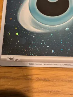 Pokemon 151 Basic Dark Energy 007 HD GALAXY SWIRL Cosmos HOLO RARE!! - Image 2