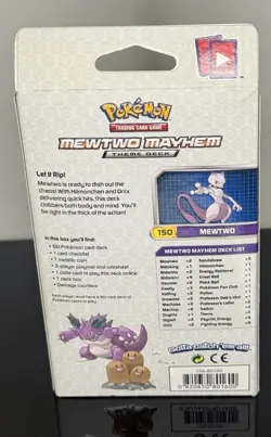 Mewtwo Mayhem Theme Deck Pokemon XY Evolutions TCG 60 Card 820650801600 - Image 2