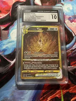 2023 Pokemon Arceus VSTAR Crown Zenith GG70/GG70 CGC GEM MINT 10 - Image 1