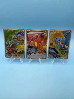 🔥Pokemon TCG First Partner Illustration Collection Series 1 Kanto GEN 1 Starter - Image 1