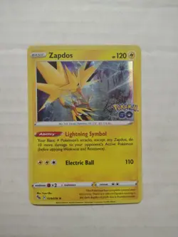 Holo Zapdos 029/078 Rare Pokemon GO Pokemon TCG - Image 1