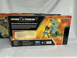 Pokemon TCG Lucario V & Tyranitar V Heavy Hitters Premium Collection 3 Boxes - Image 5