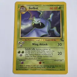 Pokemon Golbat 34/62 Fossil Set Uncommon WOTC Vintage - Image 1