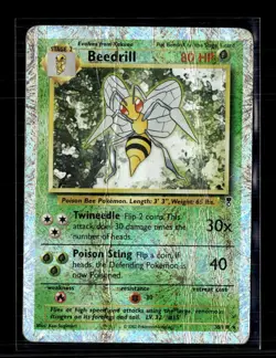 Pokemon 2002 Legendary Collection Beedrill Reverse DMG #20/110 - Image 1