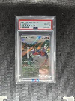 2023 POKEMON SVP EN-SV BLACK STAR PROMO #014 KORAIDON PSA 10 - Image 3