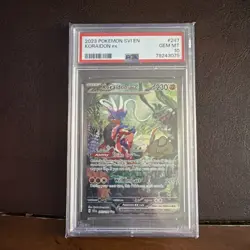 2023 Pokemon SVI EN Special Illustration Rare #247 Koraidon Ex PSA 10 GEM MINT - Image 1