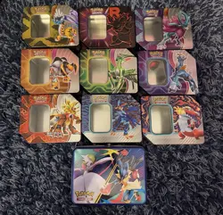 Pokemon tins ETB boxes and player guides EVERYTHING IS EMPTY check description - Image 1