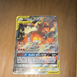 Reshiram & Charizard GX SM201 Promo Holo 270HP Pokemon Jumbo TCG TAG TEAM - Image 1