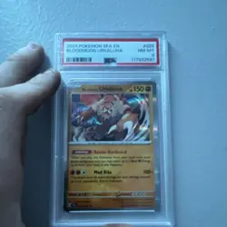 Pokemon Bloodmoon Ursaluna Sv: Shrouded Fable 025/064 Holo Rare PSA 8 2024 EN - Image 1