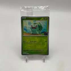 Bulbasaur Pokemon 151 Best Buy Reverse Holo Stamped Promo #001 Sealed - Image 1