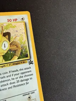 Pokemon Meowth 10/53 Holo Black Star Promo WOTC 2000 Game Boy Swirl - Image 3