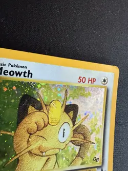 Pokemon Meowth 10/53 Holo Black Star Promo WOTC 2000 Game Boy Swirl - Image 4
