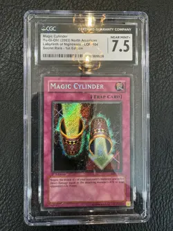 Yu-Gi-Oh! Magic Cylinder - LON-104 1st Edition CGC 7.5 - Image 1